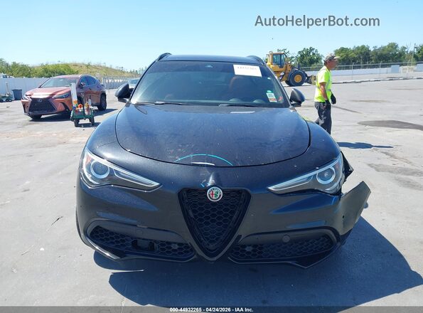 ZASPAKBN9L7C76261 2020 ALFA ROMEO STELVIO Black Widok zestawu wskaźników