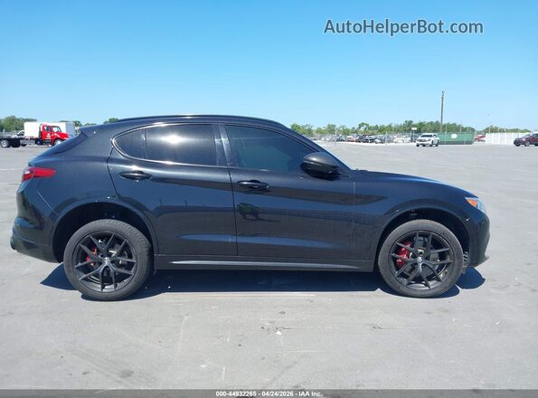 ZASPAKBN9L7C76261 2020 ALFA ROMEO STELVIO Black Widok wnętrza z tyłu