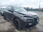 2021 Alfa Romeo Stelvio Ti Sport Awd Серый vin: ZASPAKBNXM7D15070