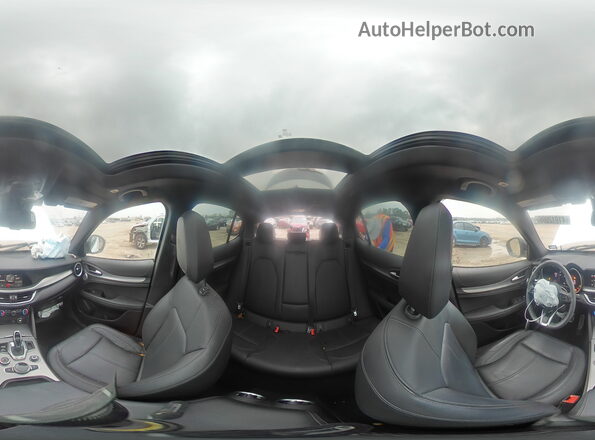 ZASPAKBNXR7D71727 2024 ALFA ROMEO STELVIO Белый Панорамный вид салона 360°