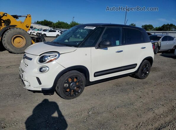 ZFBCFADH6HZ039073 2017 FIAT 500L Белый Передняя левая четверть