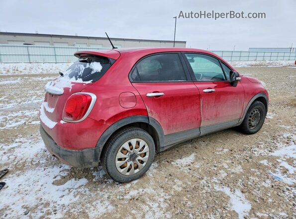 ZFBCFXAB3JP667127 2018 FIAT 500X Красный Задняя правая четверть