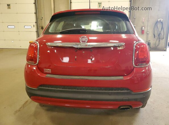 ZFBCFXAH4JP656271 2018 FIAT 500X Красный Вид сзади