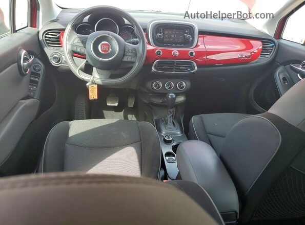 ZFBCFXBT5GP435810 2016 FIAT 500X Red Вид панелі приладів