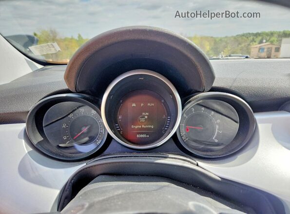 ZFBCFXBT8GP492647 2016 FIAT 500X Silver Вид щитка приладів