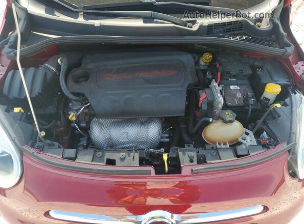 ZFBCFXDB2HP528306 2017 FIAT 500X Red Engine compartment view
