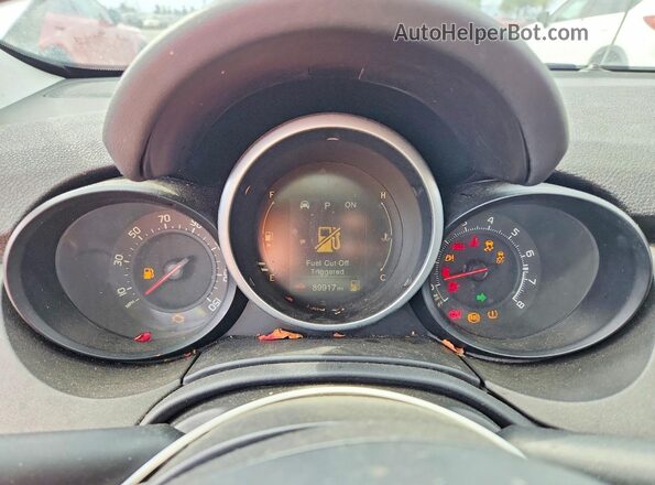 ZFBCFXET8GP385173 2016 FIAT 500X Серебряный Вид щитка приборов