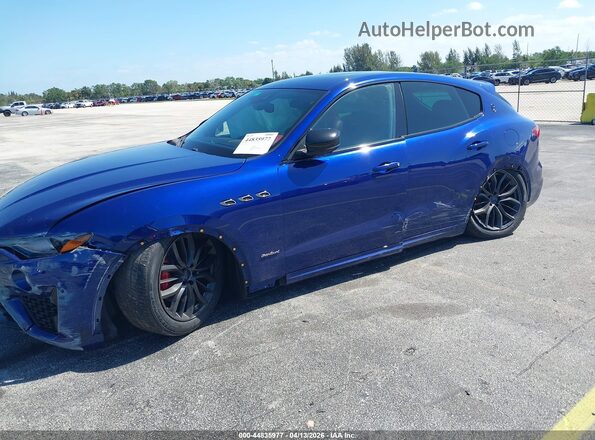 ZN661XUS3KX321955 2019 MASERATI LEVANTE Dark Blue Передня ліва чверть
