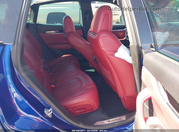 ZN661XUS3KX321955 2019 MASERATI LEVANTE Dark Blue Вид наклейки з VIN-кодом