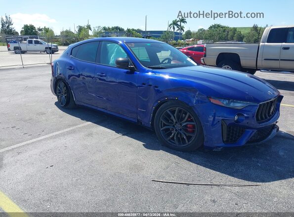 ZN661XUS3KX321955 2019 MASERATI LEVANTE Dark Blue Передня права чверть