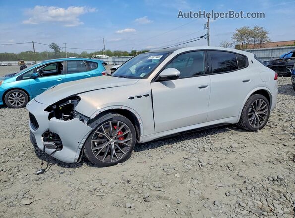 ZN682AVM7P7442532 2023 MASERATI GRECALE Silver Vista tres cuartos delantera izquierda