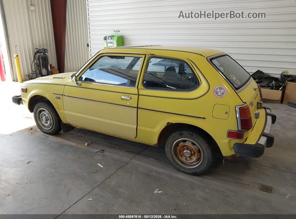 0000000SGE5034037 1979 HONDA CIVIC Yellow Rear left