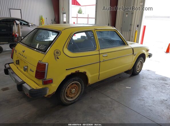 0000000SGE5034037 1979 HONDA CIVIC Yellow Rear right