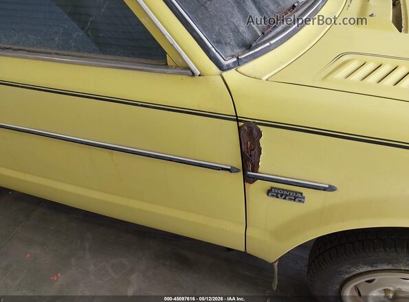 0000000SGE5034037 1979 HONDA CIVIC Yellow Front view