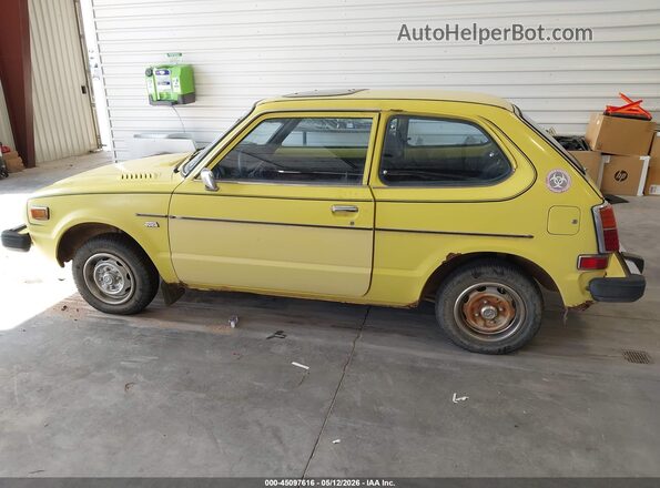 0000000SGE5034037 1979 HONDA CIVIC Yellow 360 interior view