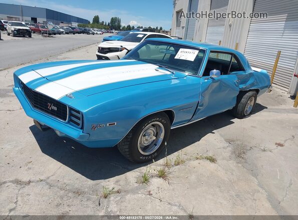 124379N695730 1970 CHEVROLET CAMARO Blue Передня ліва чверть