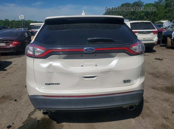 0K0510132224 2017 FORD EDGE White Widok z tyłu