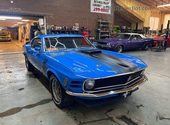 0T02G149527 1970 FORD BOSS Синий Передняя левая четверть