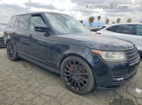 SALGS2FE6HA322518 2017 LAND ROVER RANGE Черный Вид спереди