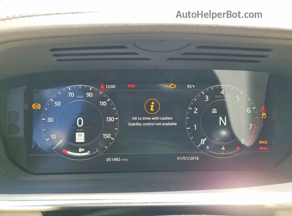 SALWR2RU5KA861522 2019 LAND ROVER RANGE Серый Вид задних сидений