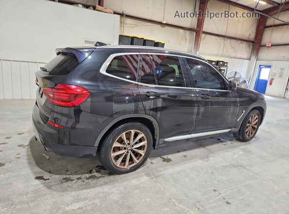 5UXTR7C54KLF32518 2019 BMW X3 Черный Передняя правая четверть