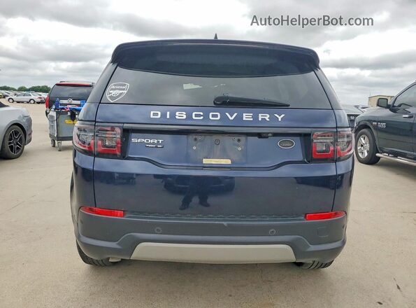 SALCP2FXXLH841749 2020 LAND ROVER DISCOVERY Синий Вид салона спереди