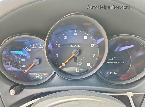 WP1AG2A53MLB54078 2021 PORSCHE MACAN Black Widok tylnych siedzeń