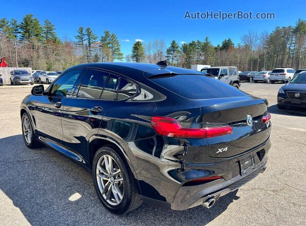 5UX2V1C01L9C64762 2020 BMW X4 Black Trasero derecho
