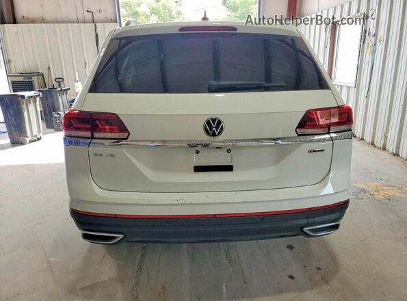 1V2HR2CA2MC575129 2021 VOLKSWAGEN ATLAS Белый Вид салона спереди