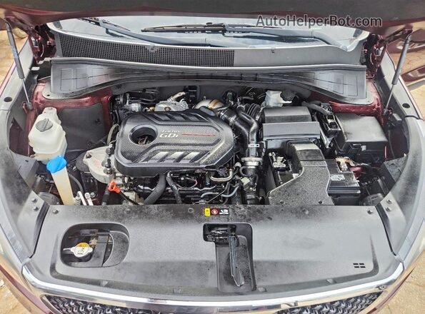 5XYPH4A17HG211823 2017 KIA SORENTO Бордовый Вид подкапотного пространства