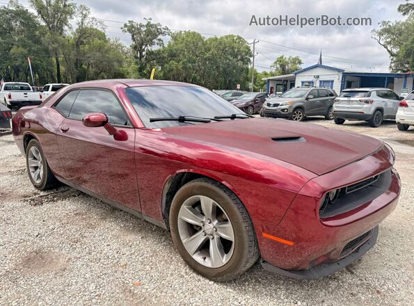 2C3CDZAG2KH560607 2019 DODGE CHALLENGER Burgundy Tył lewy