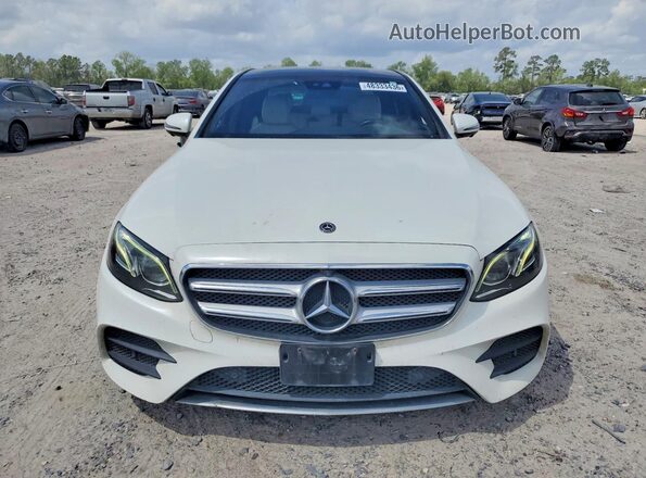 WDDZF4JB0KA509845 2019 MERCEDES-BENZ E White Widok z tyłu