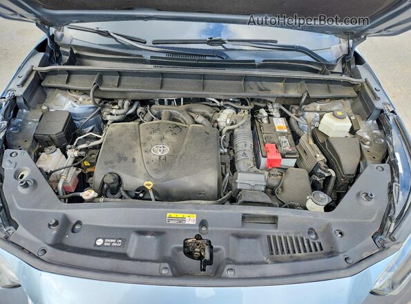 5TDGZRBH9MS072524 2021 TOYOTA HIGHLANDER Синий Вид наклейки с VIN-кодом