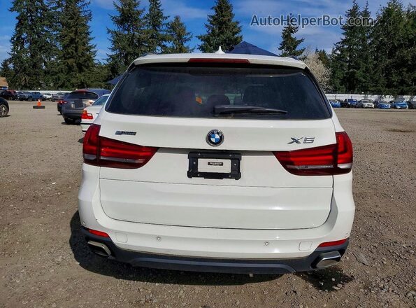 5UXKT0C54G0S77895 2016 BMW X5 Белый Вид салона спереди