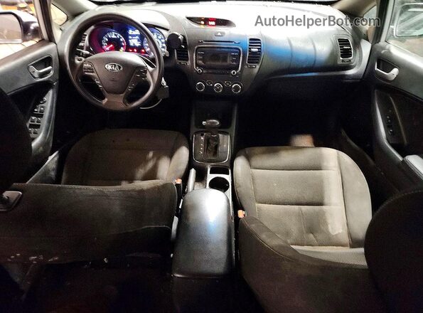 3KPFK4A77JE209641 2018 KIA FORTE Серебряный Вид щитка приборов