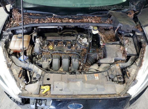 1FADP3E22HL222595 2017 FORD FOCUS Черный Вид задней части салона