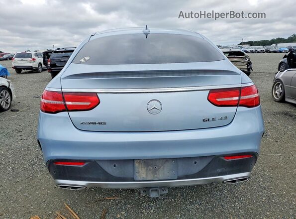 4JGED6EB3HA067703 2017 MERCEDES-BENZ GLE Blue წინა სალონის ხედი