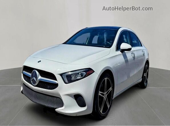 W1K3G4EB3LJ231165 2020 MERCEDES-BENZ A White Tył lewy