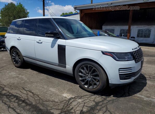 SALGS2SVXJA515976 2018 LAND ROVER RANGE Белый Вид спереди