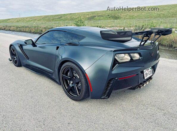 NJ1651E 2019 CHEVROLET CORVETTE Серый Передняя правая четверть