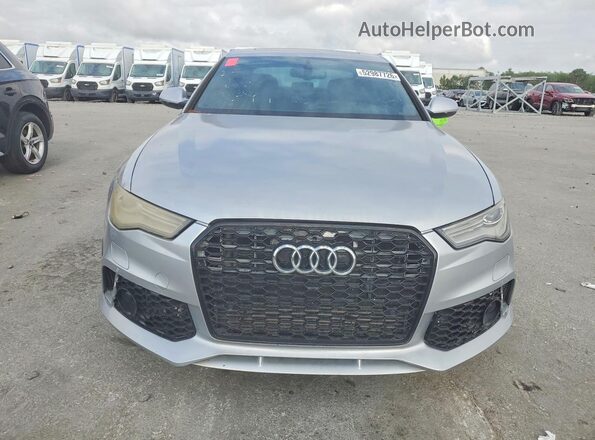 WAUC8AFC8JN054712 2018 AUDI A6 Silver Vista trasera