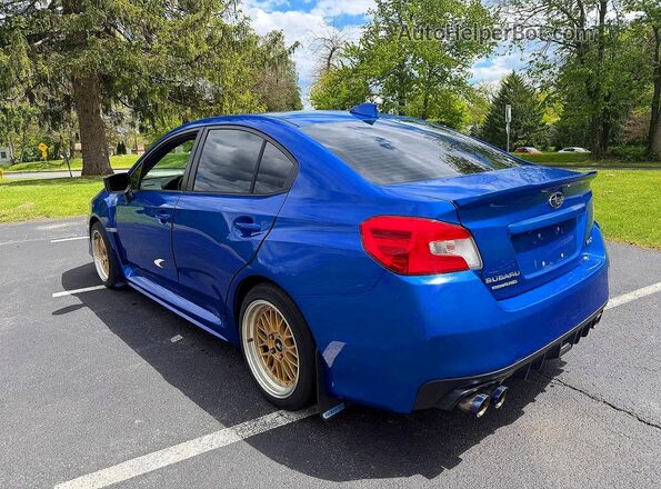 JF1VA1B60H9810770 2017 SUBARU WRX Blue Delantero derecho