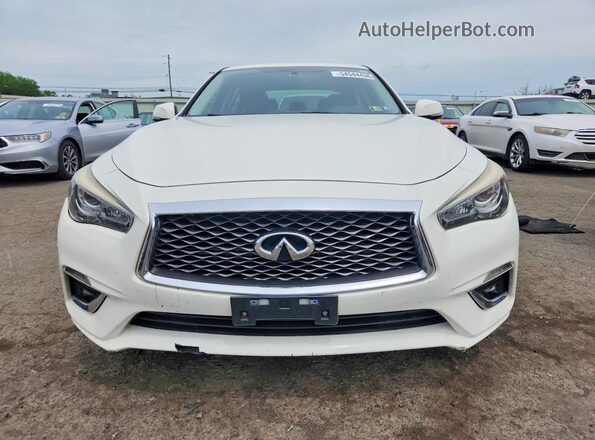JN1EV7AR0JM443968 2018 INFINITI Q50 Белый Вид сзади