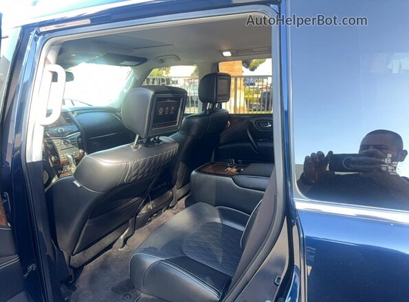 JN8AZ2NF8K9685855 2019 INFINITI QX80 Синий Вид подкапотного пространства