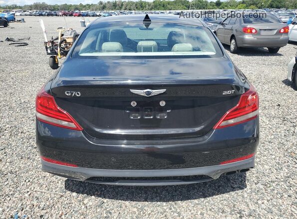 KMTG34LA6KU021479 2019 GENESIS G70 Черный Вид салона спереди