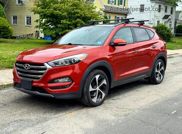 KM8J3CA26GU094705 2016 HYUNDAI TUCSON Burgundy Trasero derecho