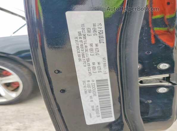 2C3CDXCT0JH233491 2018 DODGE CHARGER Черный Вид наклейки с VIN-кодом