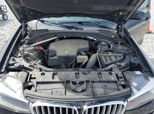 5UXWX9C53H0T06752 2017 BMW X3 Черный Вид наклейки с VIN-кодом