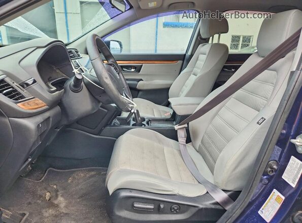 7FARW2H52KE019112 2019 HONDA CR-V Синий Вид панели приборов