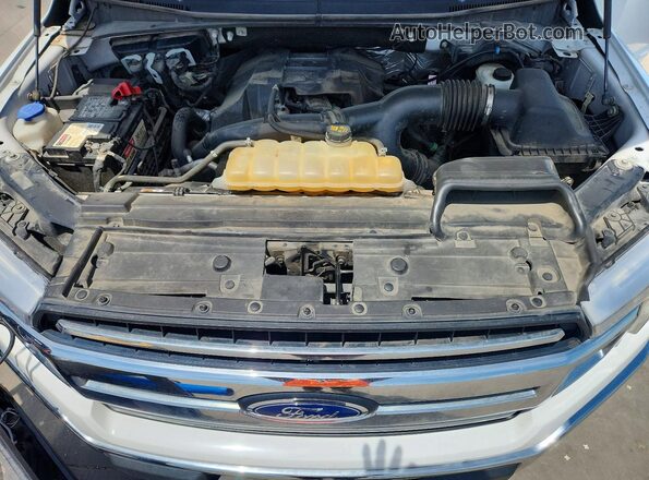 1FTEX1EPXJFD05744 2018 FORD F150 White Вид підкапотного простору